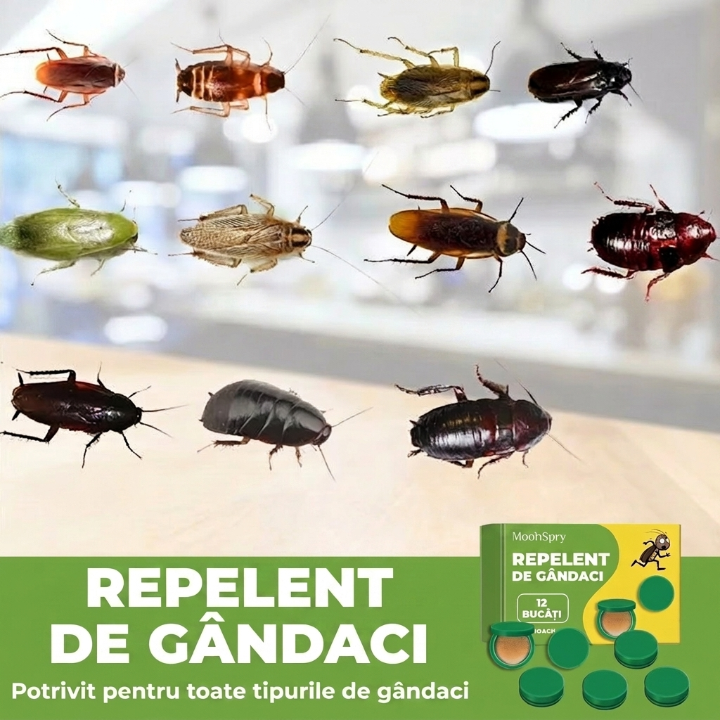 Capsule cu Gel Eficiente Împotriva Gândacilor și Insectelor – Pentru Casă, Bucătărie, Dormitor, Restaurant și Depozit