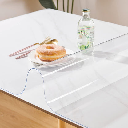 Față de Masă din Silicon Transparentă – 90cm x 150cm