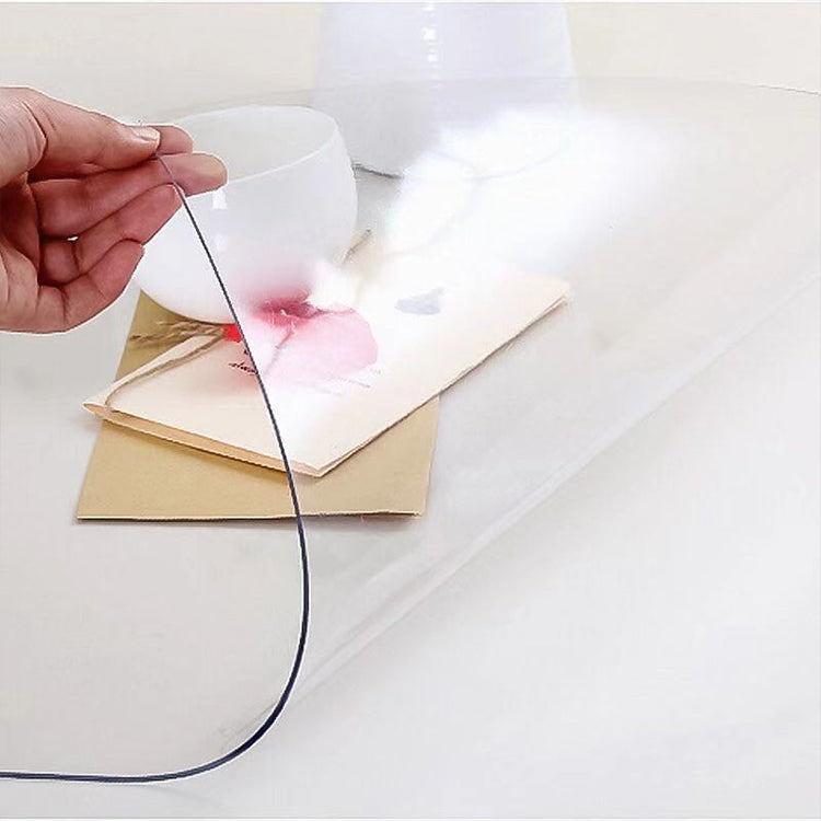 Față de Masă din Silicon Transparentă – 90cm x 150cm