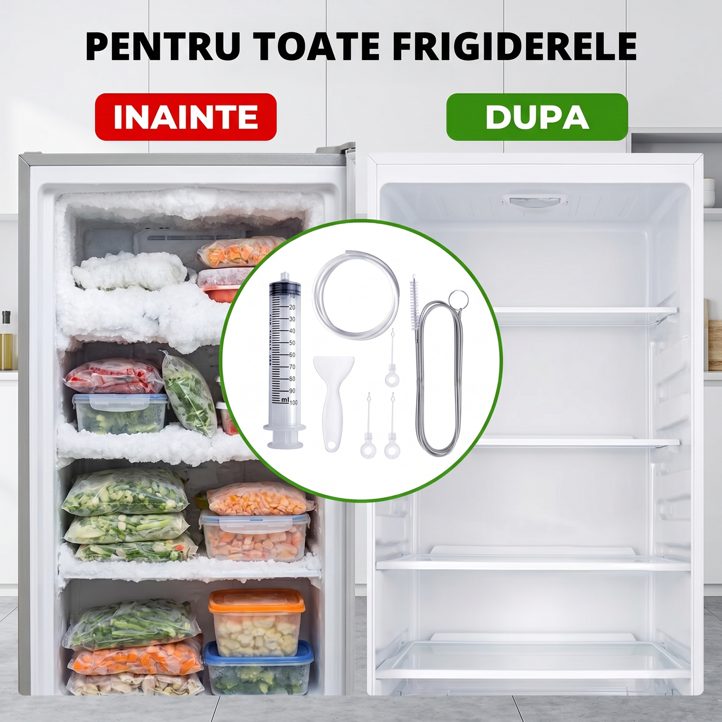 Set Curățare Frigider 5 în 1