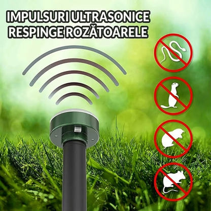 Aparat Anti-Dăunători Solar cu Senzor de Vibrații