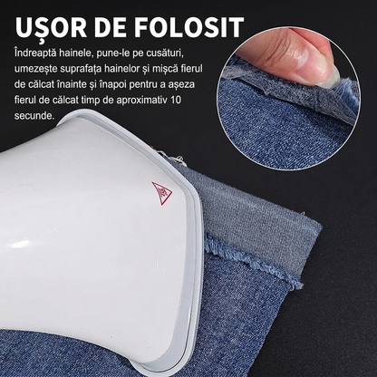 1+1 Cadou (3cm x 25m) X 2 – Bandă Termoadezivă Premium pentru Tiv, Scurtat și Ajustat Materiale